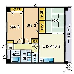 間取図画像 3LDK