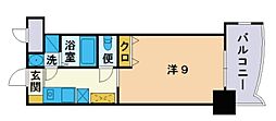 ロイヤル博多駅前 1Kの間取図画像