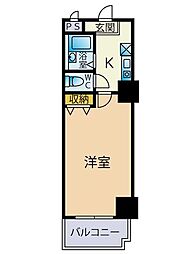 ビジネス・ワン美野島 1Kの間取図画像