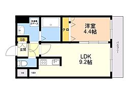 間取図画像 1LDK