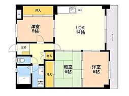 サン・ビィーム吉塚 3LDKの間取図画像