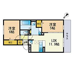 物件の間取り