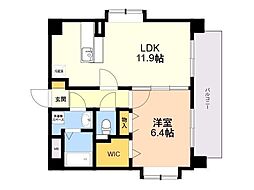 グランドゥール27 1LDKの間取図画像