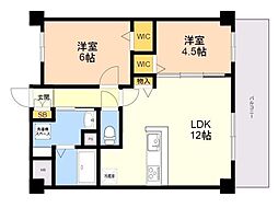 CasaFelice 2LDKの間取図画像