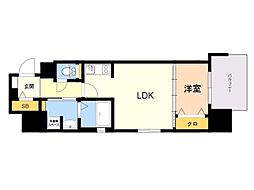 Nudge'one千代県庁口 1LDKの間取図画像
