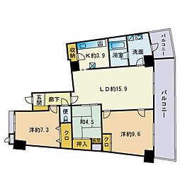 間取図画像 3LDK