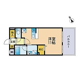 間取図画像 ワンルーム