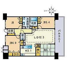 物件の間取り