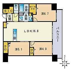 物件の間取り