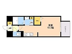 LIBTH香椎駅前 ワンルームの間取図画像