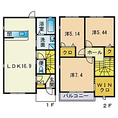 物件の間取り