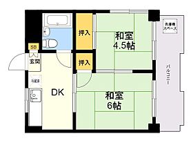 ボヌール 401 ｜ 福岡県福岡市南区向野２丁目15番5号（賃貸マンション2K・4階・30.78㎡） その2