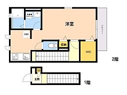 アムール椿 ワンルームの間取図画像