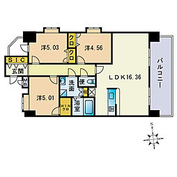 間取図画像 3LDK