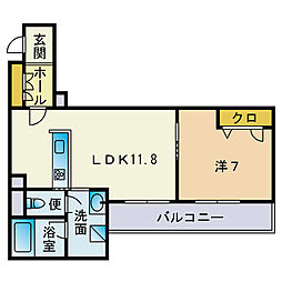 間取図画像 1LDK