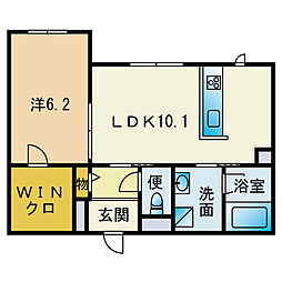 間取図画像 1LDK