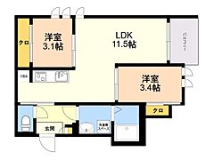 物件の間取り