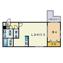 間取図画像 1LDK