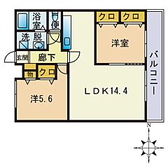 物件の間取り