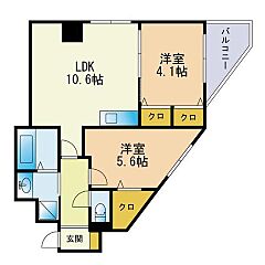 物件の間取り