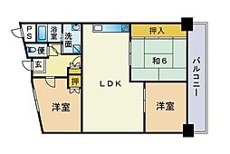グリーンハイム柴田 3LDKの間取図画像
