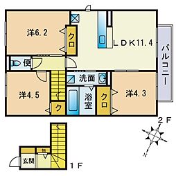間取図画像 3LDK