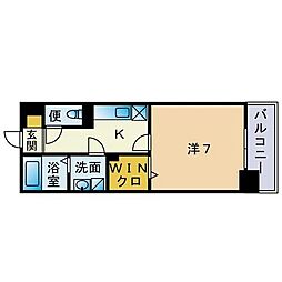 間取図画像 1K