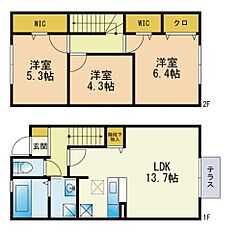 物件の間取り