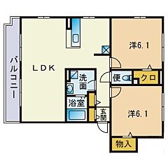 物件の間取り