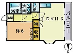 物件の間取り