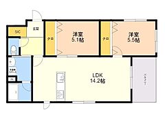 物件の間取り
