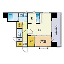 ネストピア西新2 205 ｜ 福岡県福岡市早良区西新１丁目11番19号（賃貸マンション1LDK・2階・34.73㎡） その2