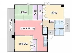 間取図画像 3LDK