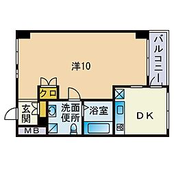 間取図画像 1DK
