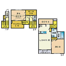 間取図画像 2SLDK