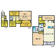物件の間取り