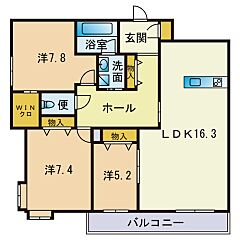 物件の間取り