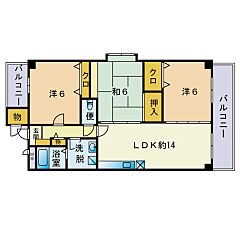 物件の間取り