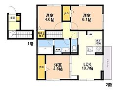 グランメゾン飯倉 3LDKの間取図画像