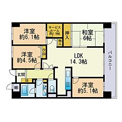 物件の間取り