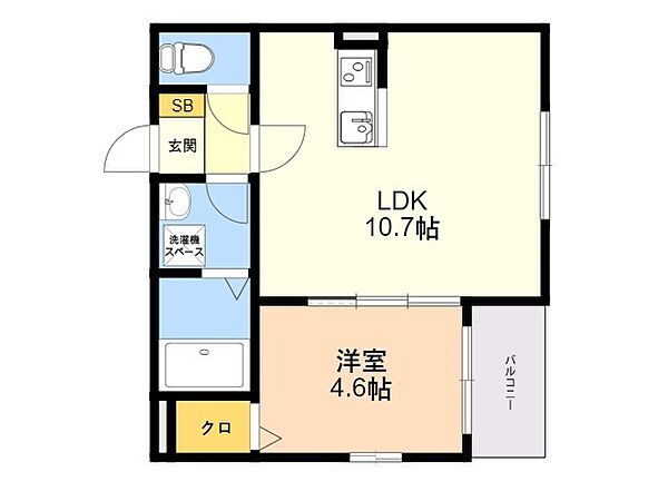 サニーガーデン春日大通り(仮) 301｜福岡県春日市岡本４丁目(賃貸アパート1LDK・3階・35.17㎡)の写真 その2