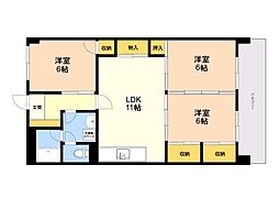 間取図画像 3LDK