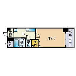 間取図画像 1K