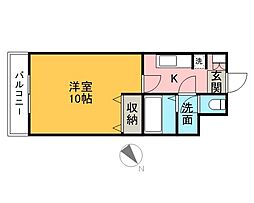 間取図画像 1K