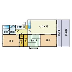 サンガーデン春日 3LDKの間取図画像