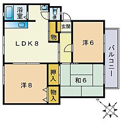 物件の間取り