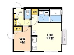 fort 3 1LDKの間取図画像
