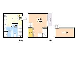 PROSPERITYHakata3 ワンルームの間取図画像