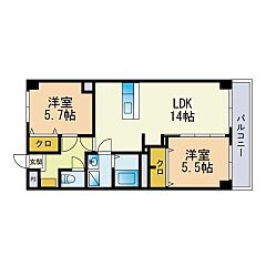 物件の間取り