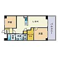 吉塚マンション7階6.0万円
